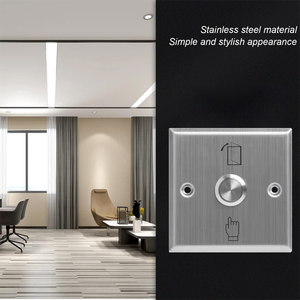 Elettrico porta di uscita pulsante di rilascio 304 in acciaio inox push button switch per ufficio hotel sistema di controllo di accesso - Product Image 3