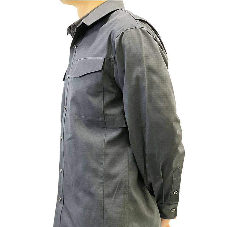 Custom Made Men's Security Guard Uniforms Long Sleeve Shirts With Customized Logo