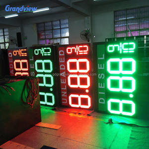 Large <strong>Single</strong> <strong>Digit</strong> 6 Inch <strong>7</strong> <strong>Segment</strong> <strong>Display</strong> Led Red Emitting Color for Gas Petrol Station Led Price Sign - Product Image 3