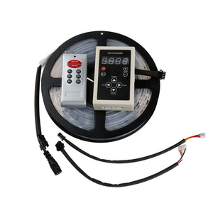 Светодиодная лента 5 м 12 В 6803 IC Dream Color RGB 5050 SMD 30 светодиодов/м IP67 водонепроницаемая Волшебная цветная лента + программный Радиоконтроллер 133 - Product Image 2