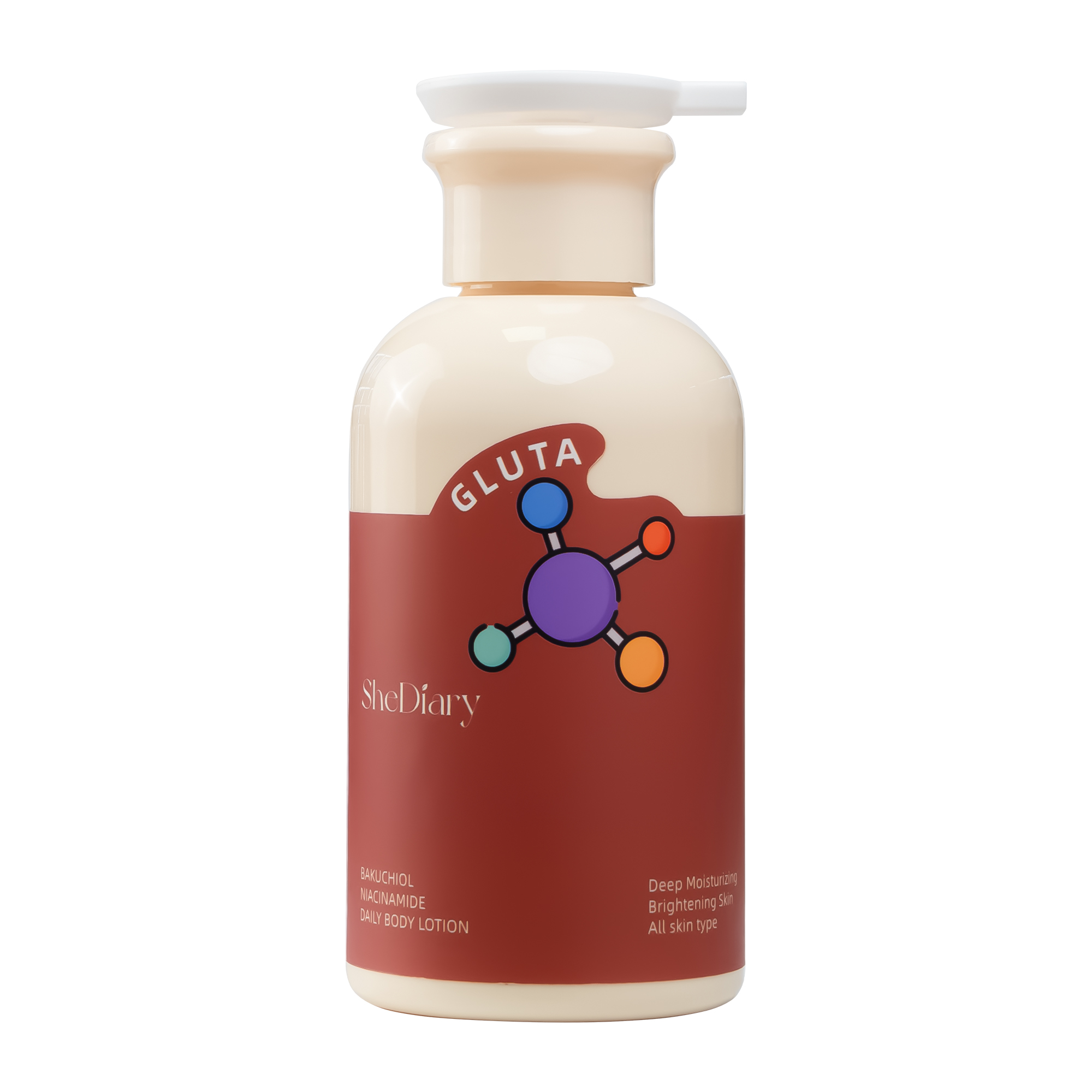SheDiary กลูตาไธโอน ไบรท์เทนนิ่ง บอดี้ โลชั่น 300มล