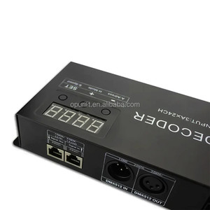 24 canali DMX512 24CH Dimming manopola sistema di controllo Pixel Led Controller RGB DMX 512 Decoder con Display digitale 72A Dimmer - Product Image 5