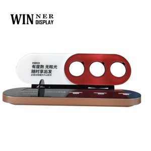 Espositore per occhiali da sole polarizzati espositore per lenti in acrilico con LED - Product Image 3