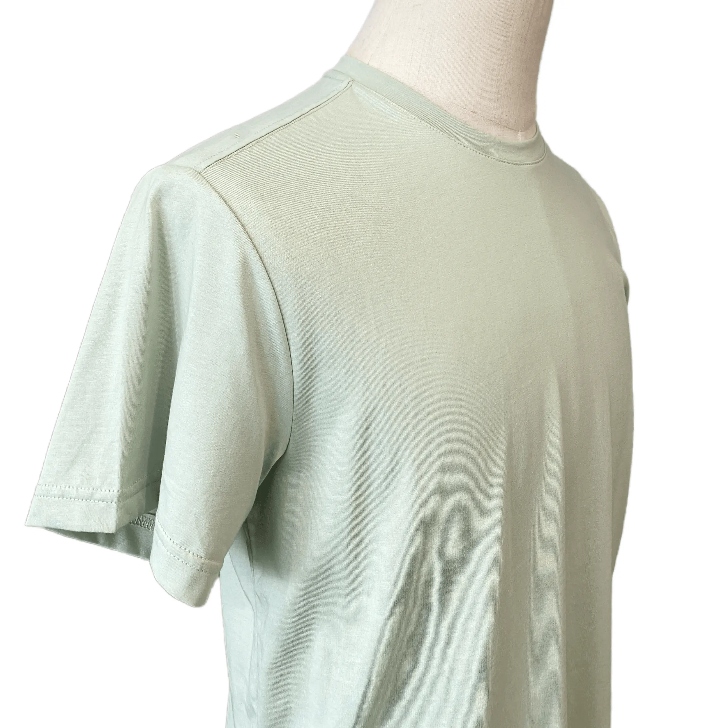 2024年夏売れ筋卸売高品質Tシャツ男性用カラフルファッションOネック高級メンズスリムフィットTシャツ