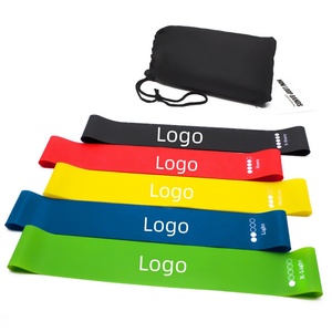 Resistencia Entrenamiento en casa Elástico Estiramiento Caucho Látex Mini Loop Band Gimnasio Ejercicio Resistencia Loop Bands - Product Image 1