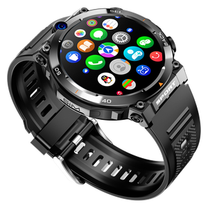 カスタマイズされたブラックラウンドアンドロイドIPX7スマートウォッチサポートAPPダウンロード4gスマートウォッチとSIM - Product Image 6
