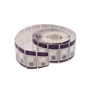 Pegatinas de diseño único, etiquetas impresas a prueba de arañazos, código QR, coloridas, antifalsas - Product Image 1