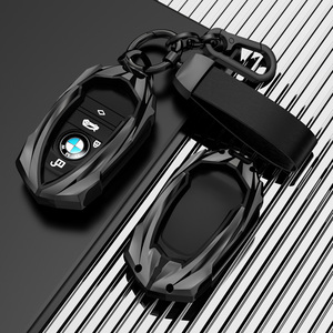 Araba uzaktan anahtar kılıfı kabuk Fob için Fit BMW X1 X3 X4 X5 X6 F15 F16 G30 3 5 7 serisi F48 F48 aksesuarları anahtarlık - Product Image 5