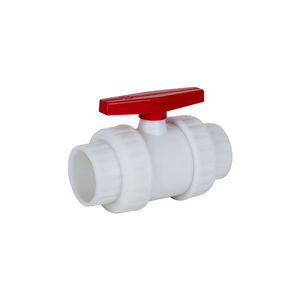 China High Quality 4 Inch PVDF/CPVC/<strong>PPH</strong>/UPVC/FRPP 2-way <strong>Ball</strong> <strong>Valve</strong> DN100 Manual <strong>Ball</strong> <strong>Valve</strong> with Socket Weld Union Ends