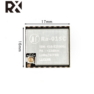 TZ Ra-01 Ra-01SC LoRa周波数モジュールSPIUARTインターフェイスLLCC68 433MHZ Wifiワイヤレス送信RFモジュール - Product Image 2