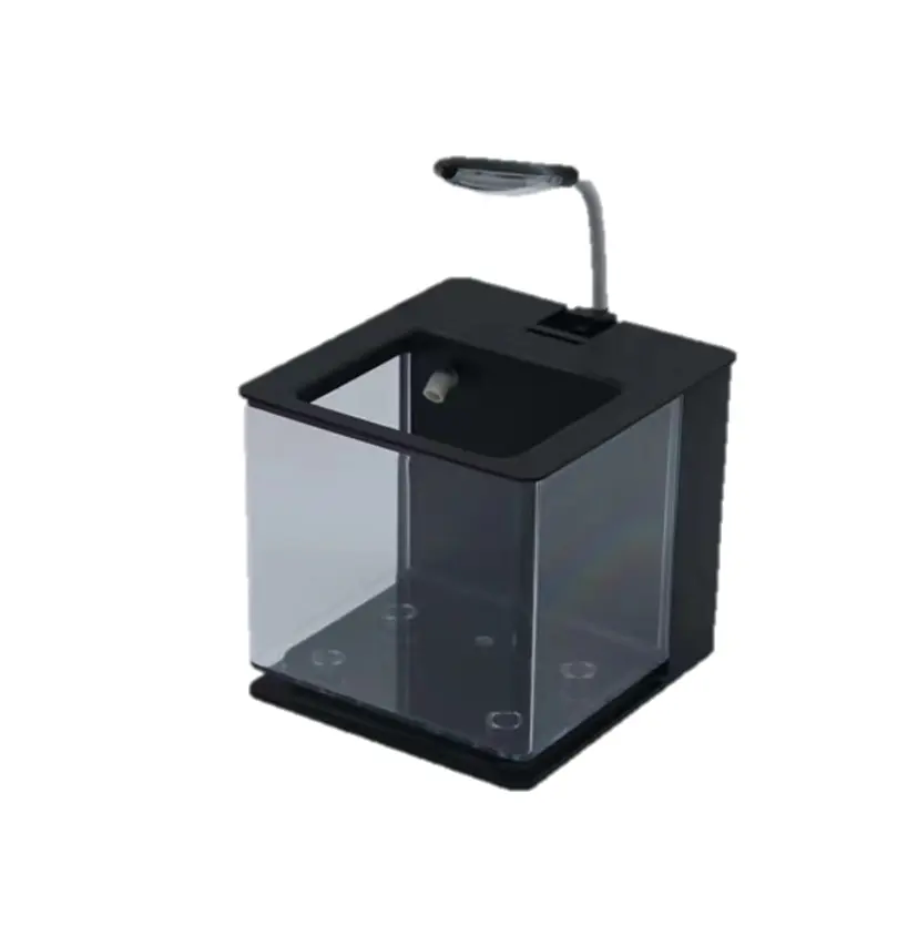 Offre Spéciale Aquariums Colorés Fish Tank Usb Aquarium De Bureau avec Filtre Arrière En Plastique À La Mode Aquariums et Accessoires 50pcs