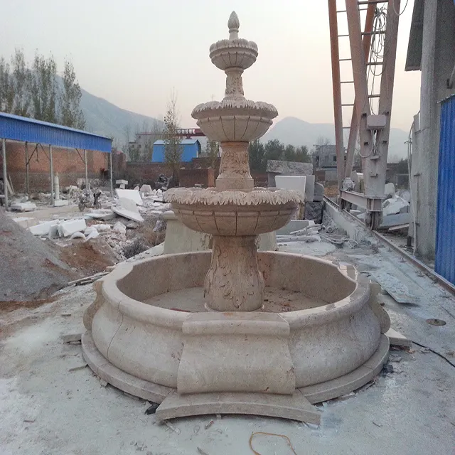 Pietra della fontana della decorazione da vendere, fontana di acqua del giardino dell'interno dell'angolo, fontana della cascata dei giardini delle caratteristiche dell'acqua