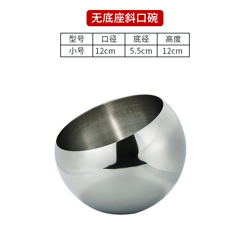 Small slanted bowl (without legs)