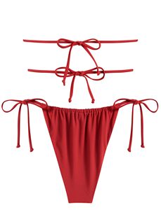 Zaful נשים halter הצוואר ביקיני להגדיר bandeau חתוך גבוה חתוך crawffed החתך העניבה עצמית עניבה xs גודל גבוה חתוך בגד ים בגדי ים