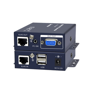 100m VGA扩展器USB + VGA KVM扩展器，通过5e类/6类电缆，带额外音频 - Product Image 2