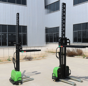 1 Ton Lithium Battery Semi-Electric and Full Electric Portable Forklift Walkie <strong>Stacker</strong> Forklift With Durable Motor and Bearing - Product Image 3
