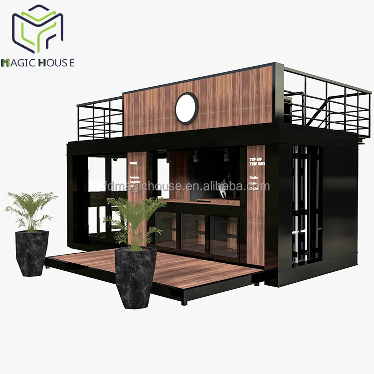 Magic House container store boat house mobile cafe in vendita