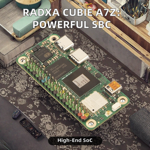 บอร์ดพัฒนาขนาดเล็ก Chipboard Radxa Cubie A7z Allwinner A733 Cortex-A76/A55 SOC WiFi 6 ที่ใช้พื้นฐานบน <span class=keywords><strong>Pi</strong></span> Zero - Product Image 2
