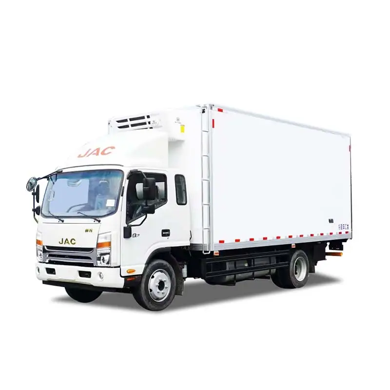 JAC neuer oder gebrauchter 5 Tonnen leichter Tiefkühlwagen für Gemüse Früchte frisches Fleisch Milch Joghurt frische Nachfrage transportieren