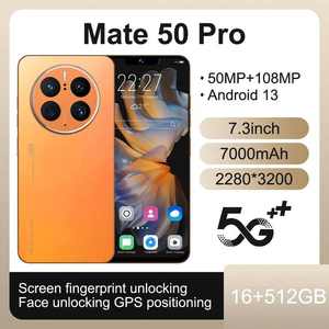 איכות גבוהה <span class=keywords><strong>hua</strong></span> <span class=keywords><strong>wei</strong></span> בן זוג pro 8gb + 512gb 7.3 אינץ 'תצוגה מלא אנדרואיד 13 רשת סלולרית בשימוש טלפון חכם נייד