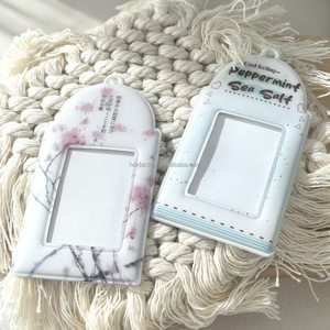 Wholesale Supply of Ins Wind Sea Salt Photo Card Pendant <strong>Key</strong> <strong>Ring</strong> <strong>2</strong> Inch Card Holder Certificate Photos