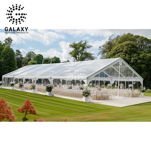 गैलेक्सी लचीला 30x30 नवीनतम डिजाइन शादी के टेंट 6x12 स्पष्ट मार्की तम्बू 40x120 स्पष्ट शीर्ष तम्बू - Product Image 1