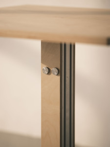 Thiết kế hiện đại maribe bảng Bàn cà phê với khung nhôm phong cách nội thất phòng khách - Product Image 5