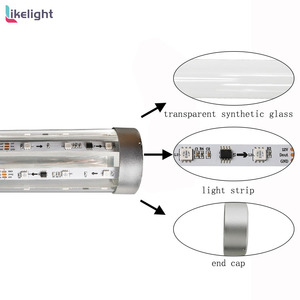 Stick Bar tubo luce 3d LED programmato Pixel tubo luce 47/57mm 12V UCS1903 180LEDs RGB LED per spettacolo di scena paraurti auto tubo - Product Image 3