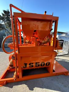 JS500電気二重シャフトミキサーコンクリートバッチプラント用ミネラル処理 - Product Image 6