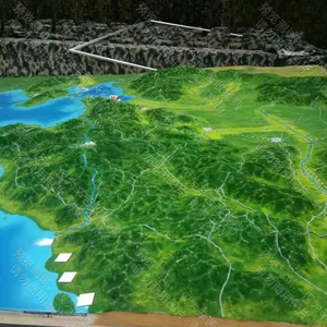 Модель карты рельефа OEM, современный дизайн, стиль, рельефный дисплей, 3d модель здания - Product Image 3