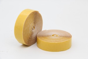 Cinta de Velcro resistente 3M con adhesivo fuerte-Sujetadores de gancho y bucle automotrices de rejilla amarilla para aplicaciones seguras