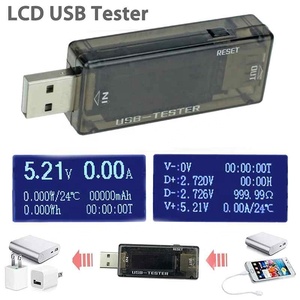 8 в 1 USB-монитор, цифровой ЖК-детектор, тестер емкости, напряжения, тока, времени, мощности, температуры, ватт 4-30 в, 0-5 А, 12 В, 24 В, Bro - Product Image 4
