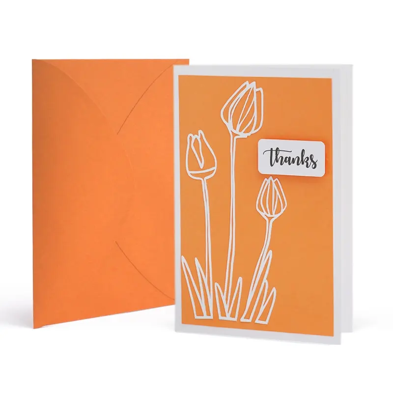 Cartão 3d pop up laser corte convite cartão, casamento, tulipa, papel diy, artesanato, feito à mão, cartão de agradecimento