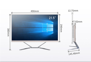 Computador de jogos, de alta qualidade, 21.5 "/24"/27 "/32"/34 polegadas i5 i7 i9 core cpu para jogos, computador, monoblock, pc, com teclado, mouse