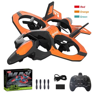 ホット販売高度ホールド2.4G RC R/C航空機EPPフォームグライダーホビークワッドコプターおもちゃJET飛行機USB充電器ライト付きRC飛行機 - Product Image 3