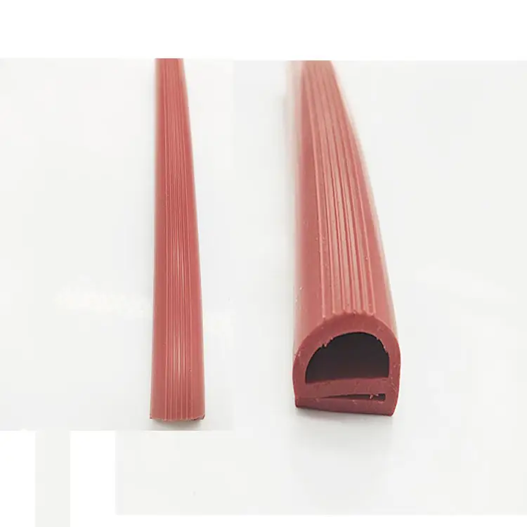 extruded red silicone door rubber products