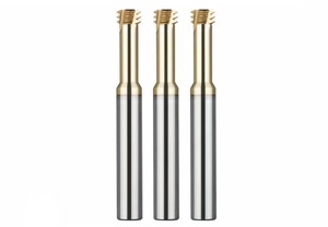 XCJ CNC Three Tooth Thread Milling <strong>Cutter</strong> Three Teeth Thread Carbide <strong>Cutters</strong> Factory Supplier Carbide Titanium Alloy 1 Years - Product Image 2