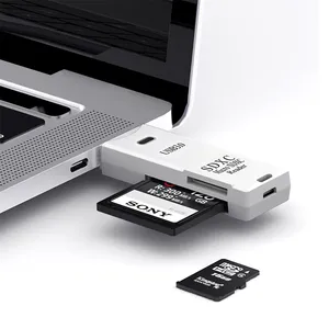 2合1高速usb 3.0 2.0微型tf卡读卡器适配器数据传输高达5gbps兼容倍数适用于电脑笔记本电脑 - Product Image 3