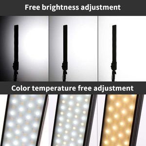 ไฟ LED ถ่ายวิดีโอสองสีหรี่แสงได้,พร้อมขาตั้งกล้องกระเป๋าชุดไฟถ่ายภาพสำหรับกล้องถ่ายวิดีโอสตูดิโอและยูทูป - Product Image 2