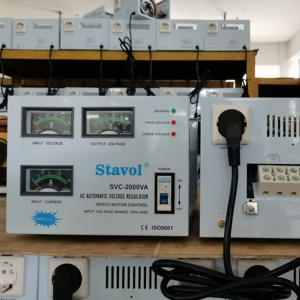 <strong>HOSSONI</strong>,STAVOL,<strong>SVC</strong>-2000VA/ST-2000VA 2000W AC Voltage Regulator(stabilizer,AVR),bypass,110V/220V,Copper Wiring - Product Image 1