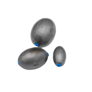 Großhandel oliven förmige Eisen-Eier senker 14g bis 150g für Salzwasser barsch oder Fluss fischen - Product Image 5