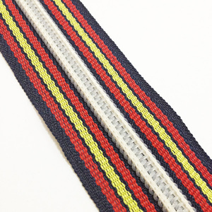 Chất lượng cao tùy chỉnh chiều dài dập nổi Nylon dây kéo đa băng <span class=keywords><strong>ycc</strong></span> vàng sọc trượt vật liệu nhựa nhiều Zip màu tùy chọn - Product Image 6