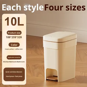 Cubo de basura de 10L-25L con tapa para almacenamiento al aire libre y cocina Uso doméstico Cubo de basura de plástico directo de fábrica - Product Image 6