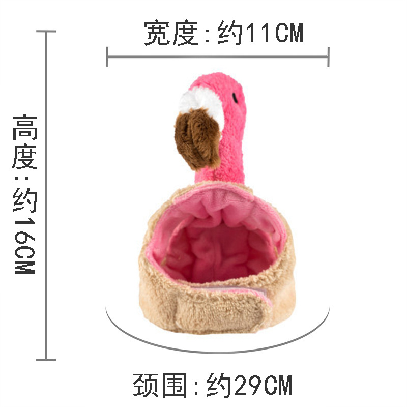 Chapeau flamant rose