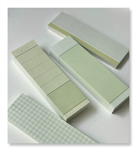Custom 40-Page Trace Half Sugar Checkered Series First Play Small Fresh Simple Checkered Ledger Material <strong>Notepad</strong> <strong>Memo</strong> <strong>Notebook</strong> - Product Image 6