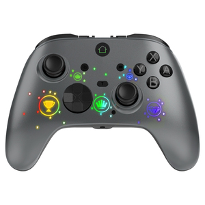 Controlador de interruptor inalámbrico LED compatible con PC Controlador IOSAndroid con vibración de luz RGB - Product Image 1