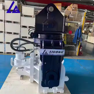 Sac kazık boru boru kazık için Motor ile CAT 320 ekskavatör Vibro çekiç - Product Image 3