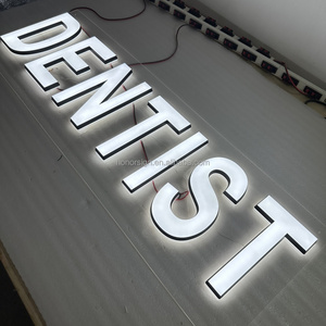 Chất lượng cao Cửa Hàng Biểu tượng dấu hiệu 3D kênh thư signage storefront Logo frontlit LED Acrylic kim loại quảng cáo dấu hiệu nha sĩ - Product Image 3