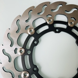 Özel 320mm alev tarzı paslanmaz çelik motosiklet ön yüzer disk fren rotoru KTM EXC 125cc-500cc kir bisiklet modelleri için Fit - Product Image 5
