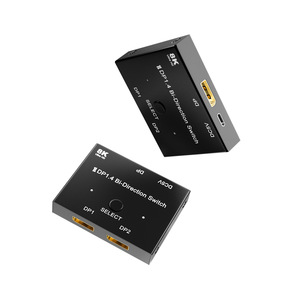 双方向スイッチスプリッタDisplayPort 1.4 1X2または2x1 DP 1.4 KVM 8K30Hz 4K144Hzマルチソースおよびディスプレイ用スイッチャー - Product Image 6